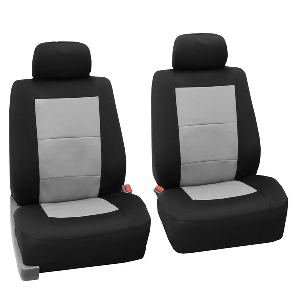 Premium Waterproof Seat Covers - Front Set Gray