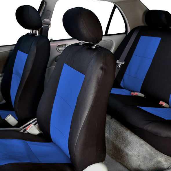 Premium Waterproof Seat Covers - Full Set Blue