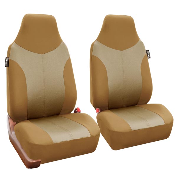 Supreme Twill Seat Covers - Full Set Beige / Tan