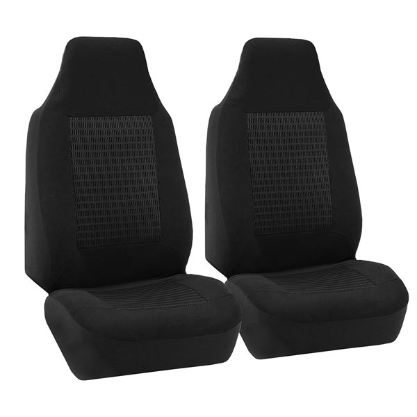 Premium Fabric Seat Covers - Full Set Black