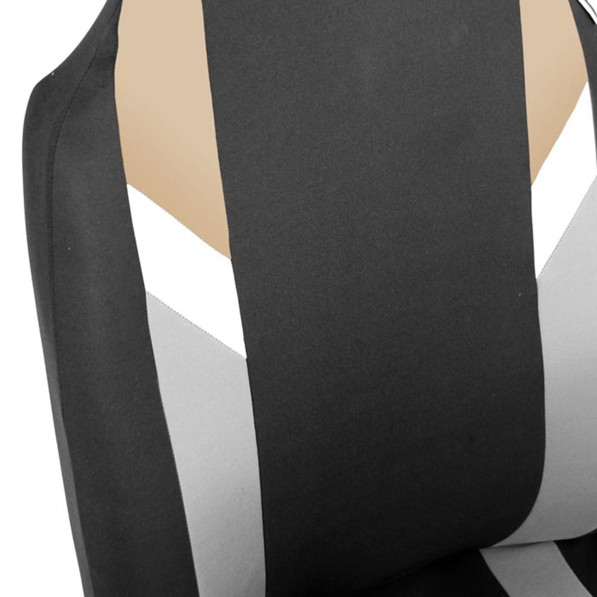 Supreme Modernistic Seat Covers - Front Set Beige