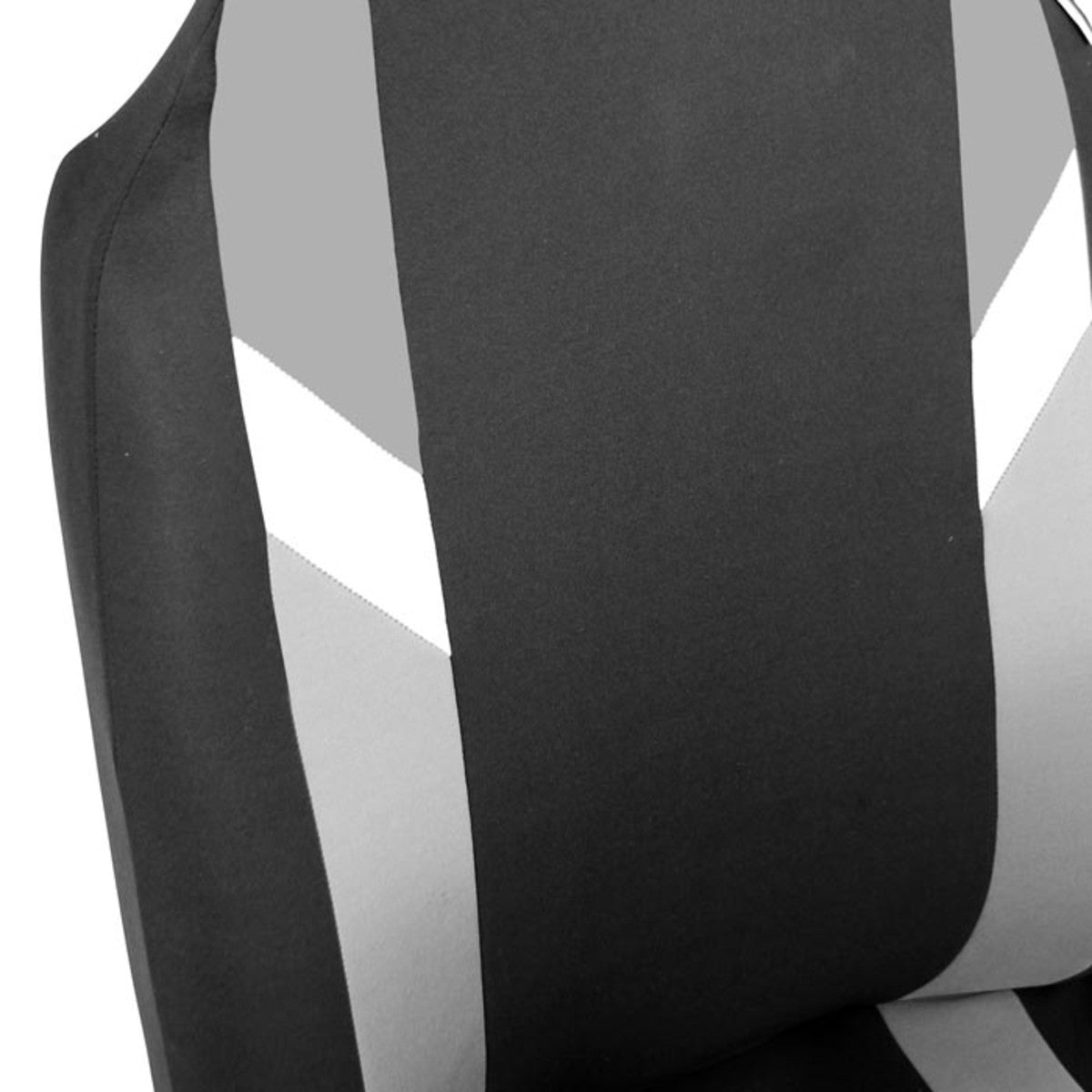 Supreme Modernistic Seat Covers - Front Set Gray