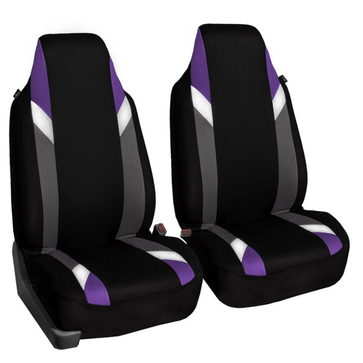 Supreme Modernistic Seat Covers - Front Set Purple