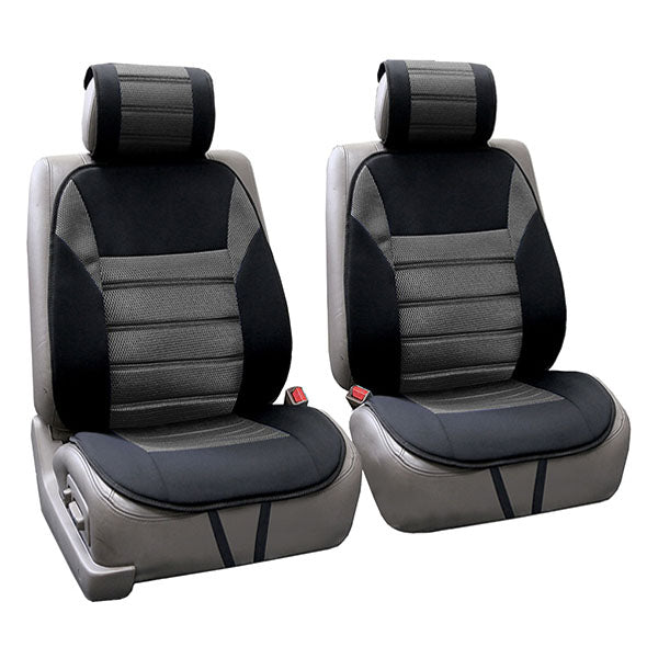 Front Bucket Seat Cover Built in Seatbelt Car Sedan SUV Solid Front Bucket Seat Cover Built in Seatbelt Car Sedan SUV Solid