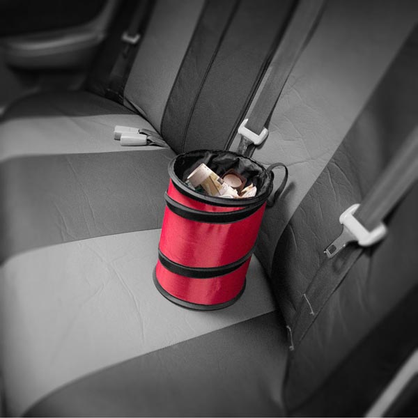 Collapsible Trash Can - Small Red