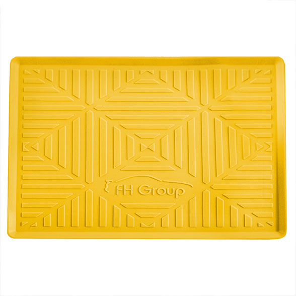 Silicone Anti-Slip Dash Mat Yellow