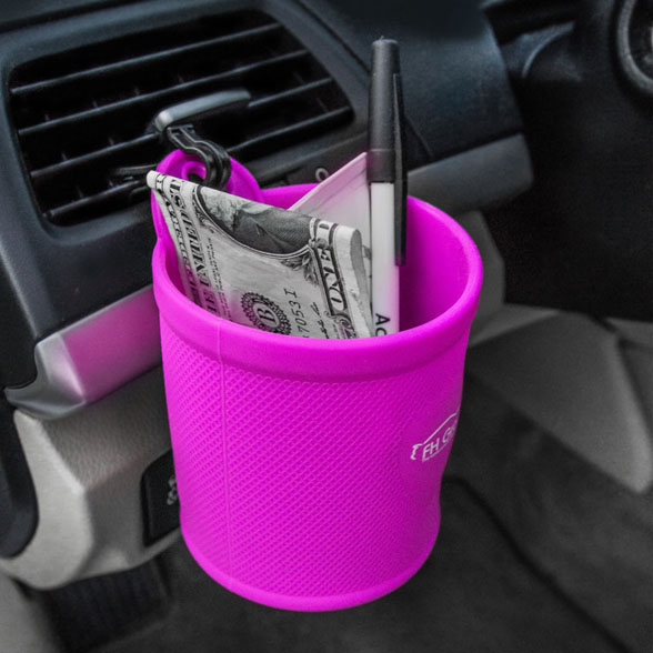 Silicone Cup Holder Pink