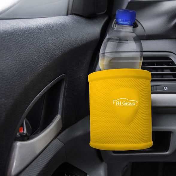 Silicone Cup Holder Yellow