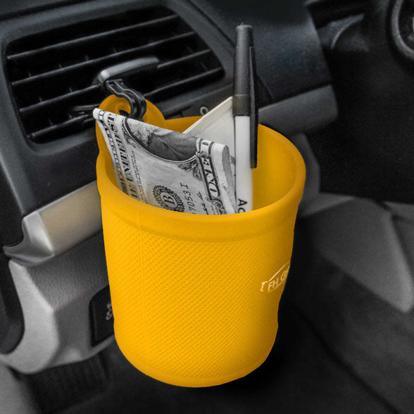 Silicone Cup Holder Yellow