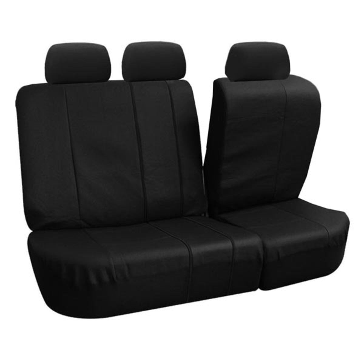 Deluxe Leatherette Seat Covers - Rear Black