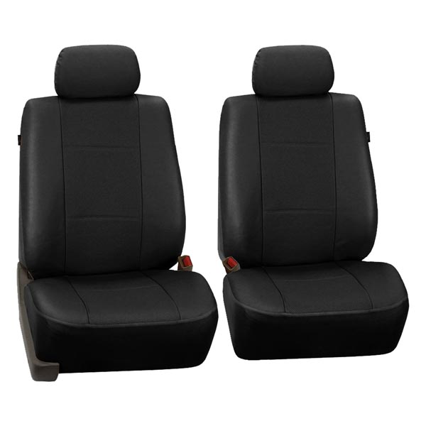 Deluxe Leatherette Seat Covers - Full Set Black