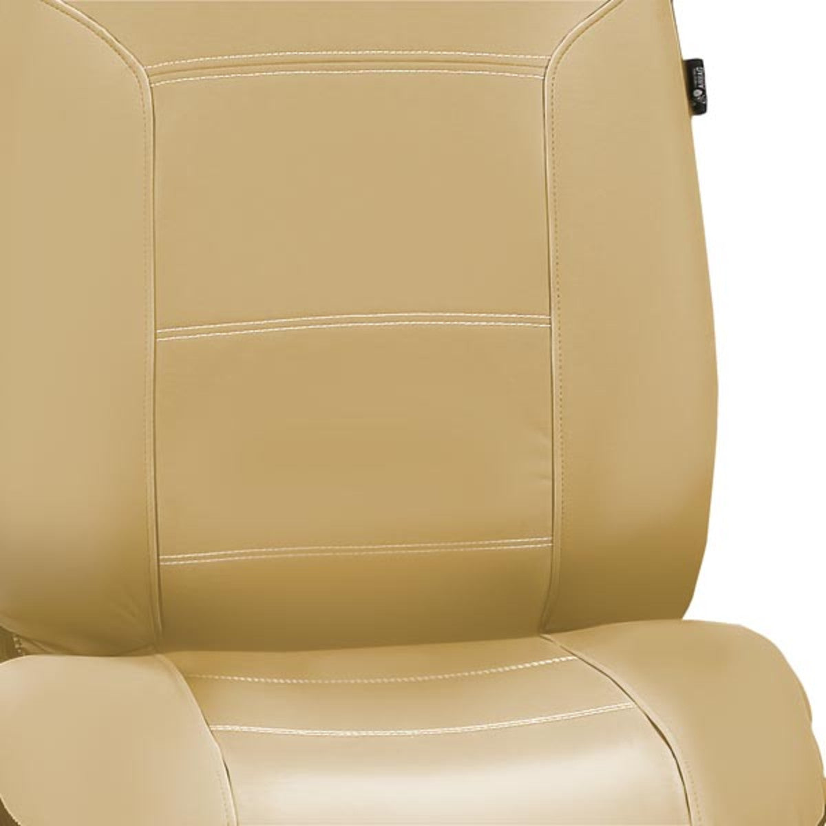 Royal PU Leather Seat Covers - Front Set Beige