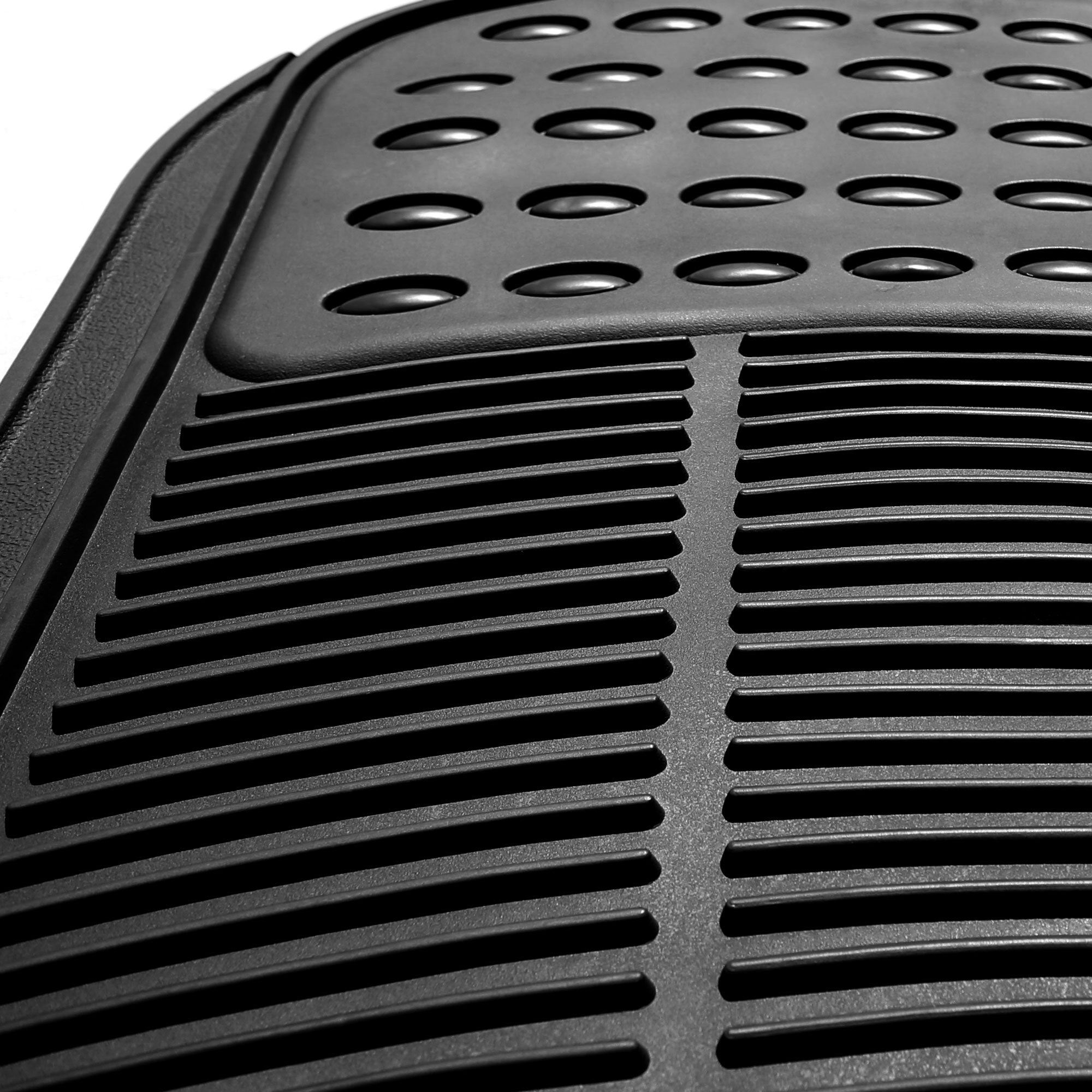High Quality ClimaProof Trimmable Non-Slip Vinyl Floor Mats - Rear Black