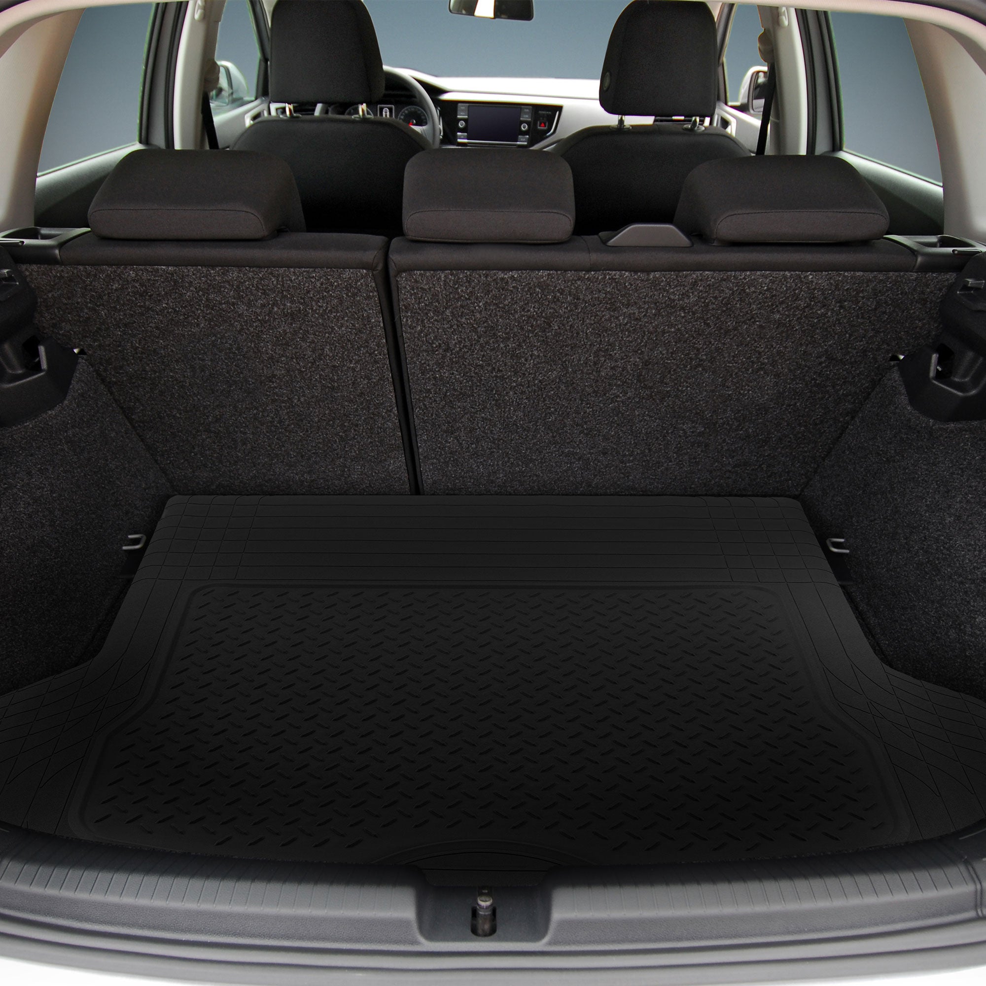 Trimmable Non-Slip Vinyl Cargo Liner Black