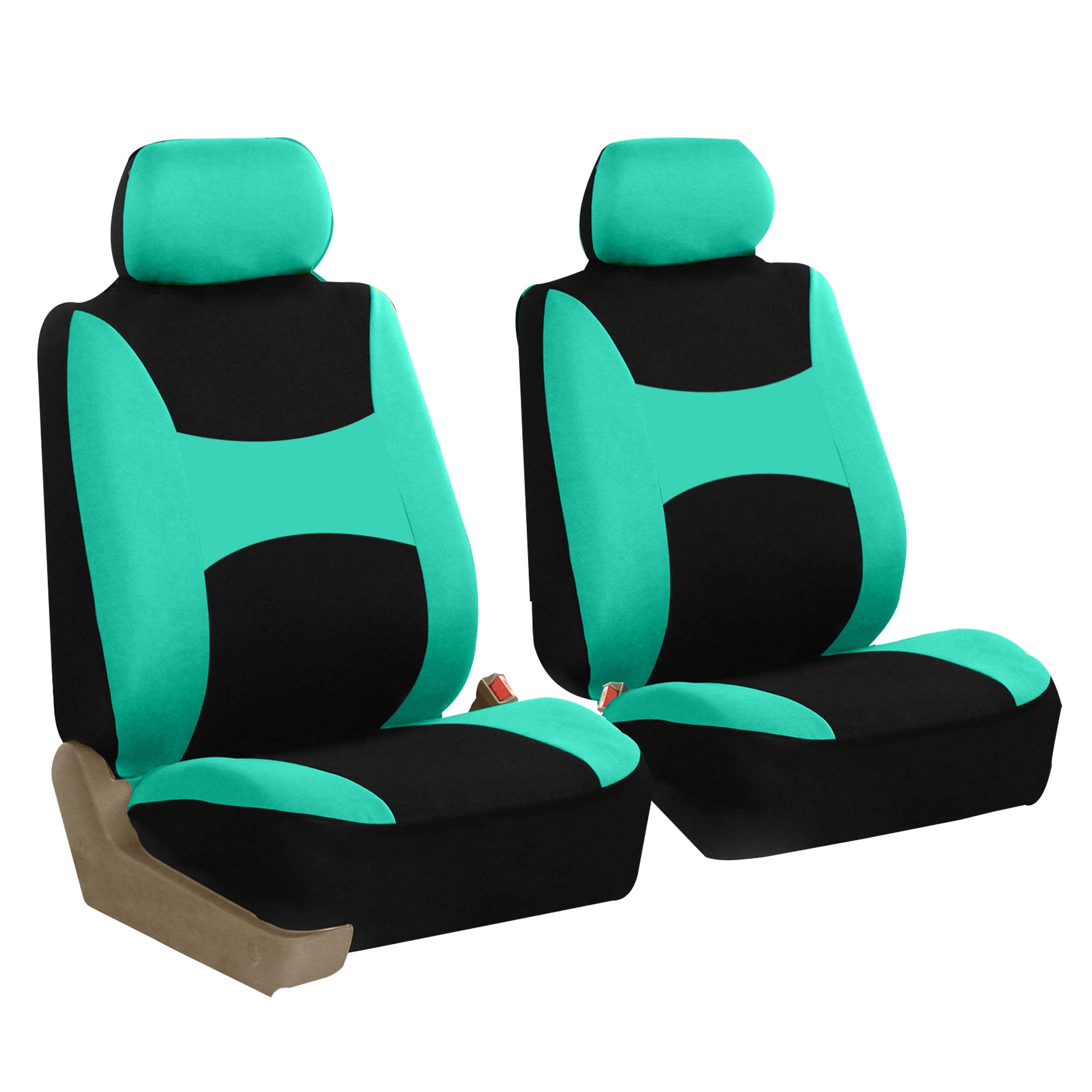 Light & Breezy Flat Cloth Seat Covers - Front Set Mint
