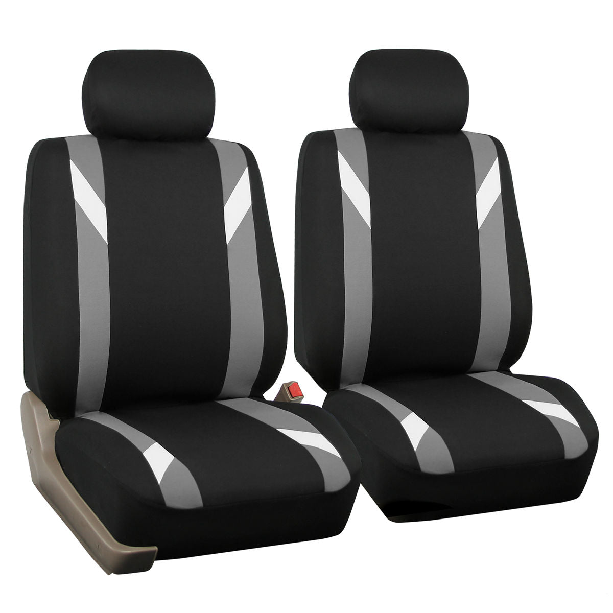 Premium Modernistic Seat Covers - Full Set Gray