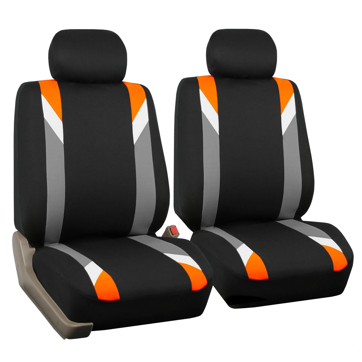 Premium Modernistic Seat Covers - Full Set Orange