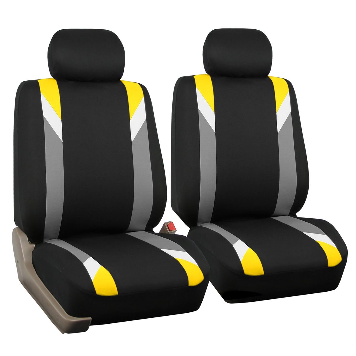 Premium Modernistic Seat Covers - Full Set Yellow