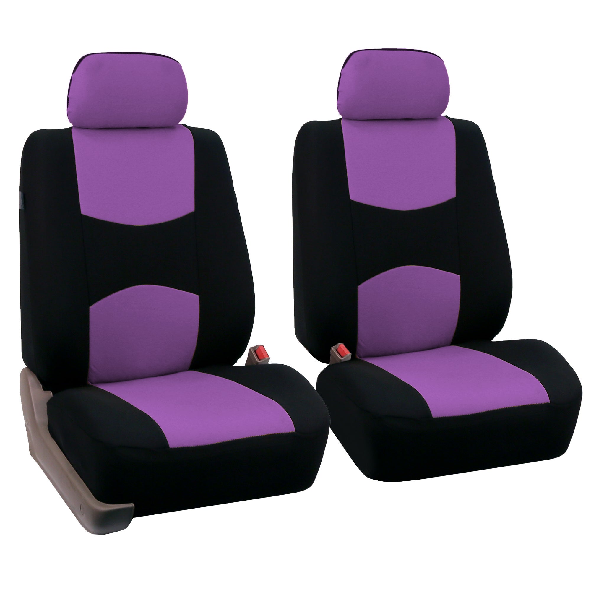 Flat Cloth Seat Covers - Full Set Purple