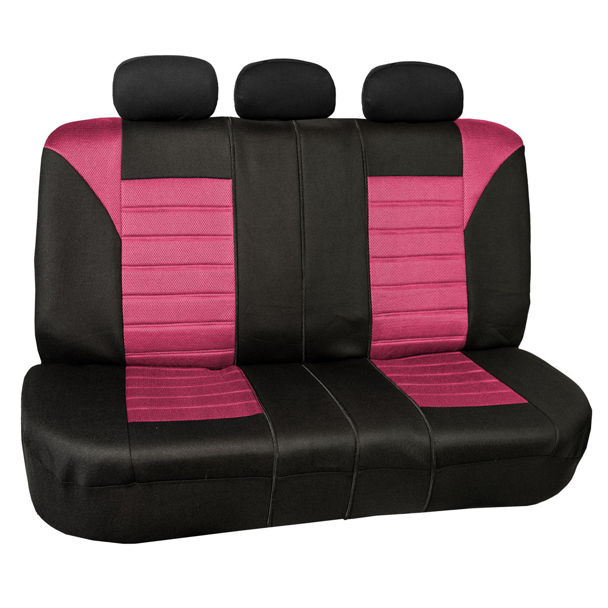 Premium 3D Air Mesh Seat Covers - Rear Pink