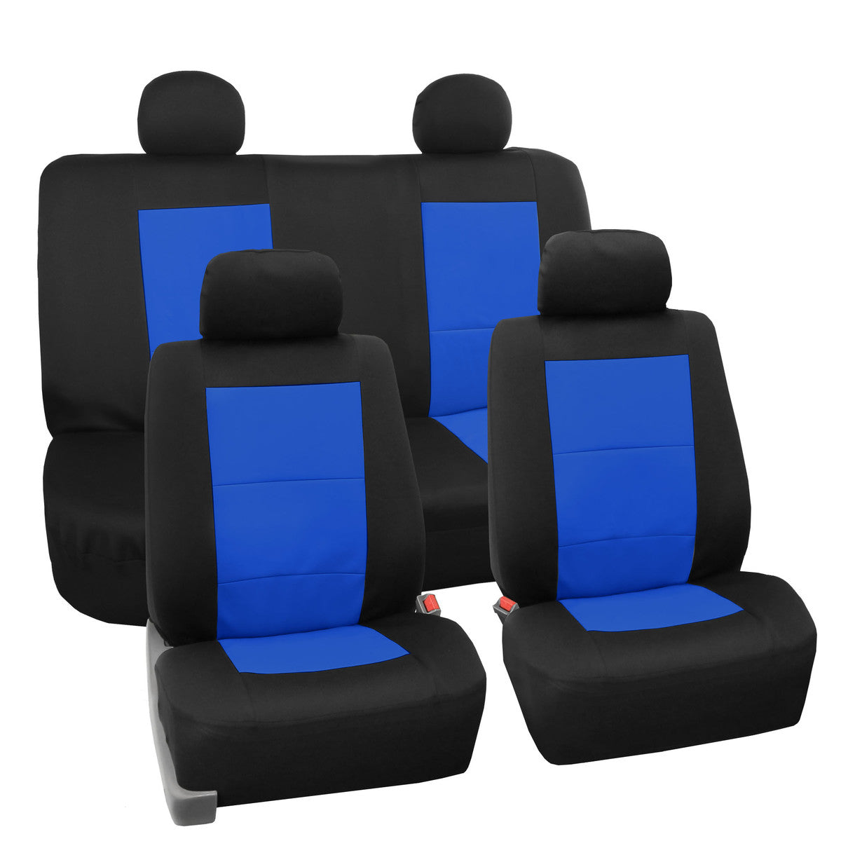 Pet Approved EVA Foam Waterproof Seat Covers - Full Set Blue