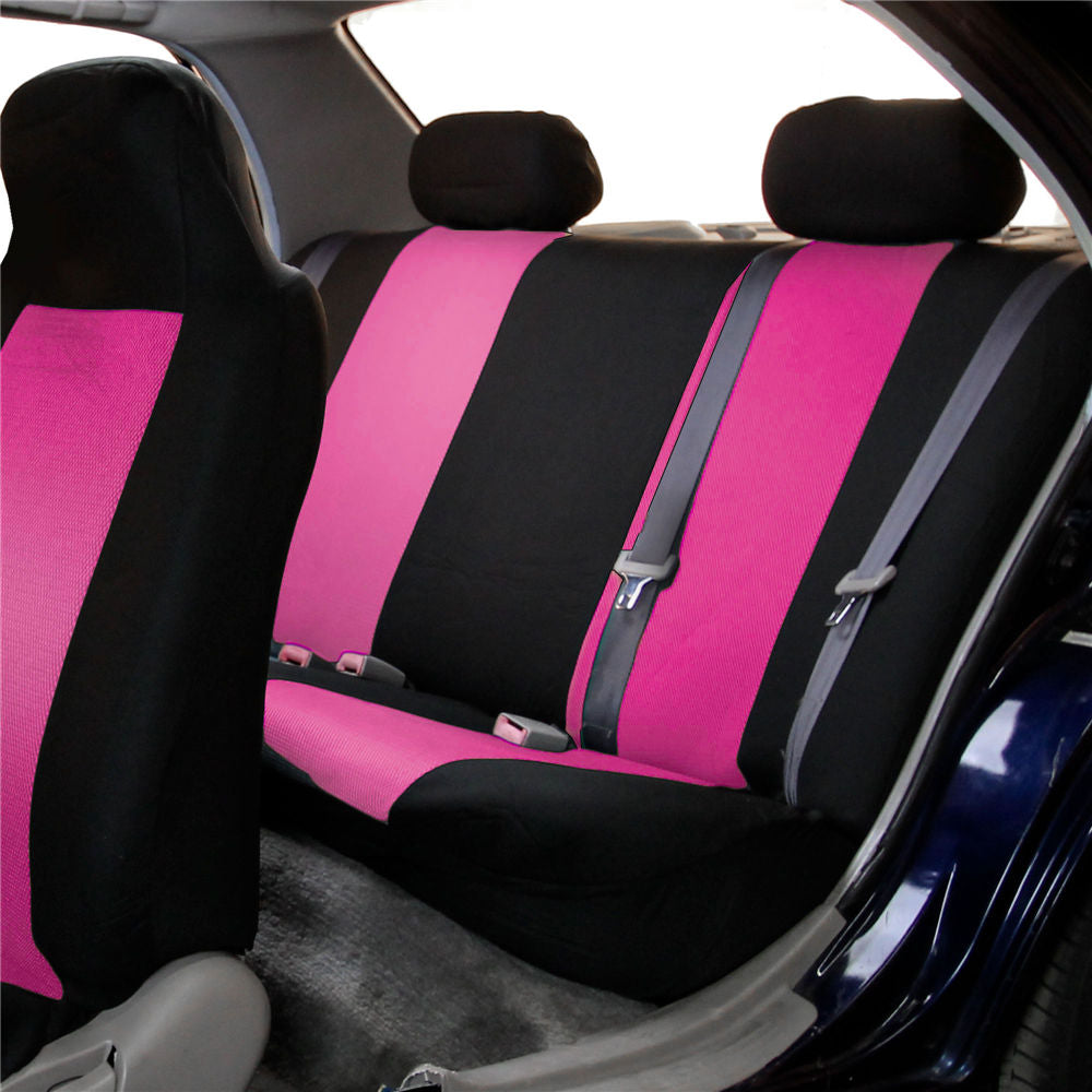 Classic Cloth Seat Covers - Rear Pink