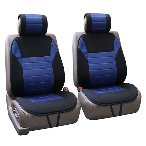 Premium Car Seat Cushions - Front Set Blue