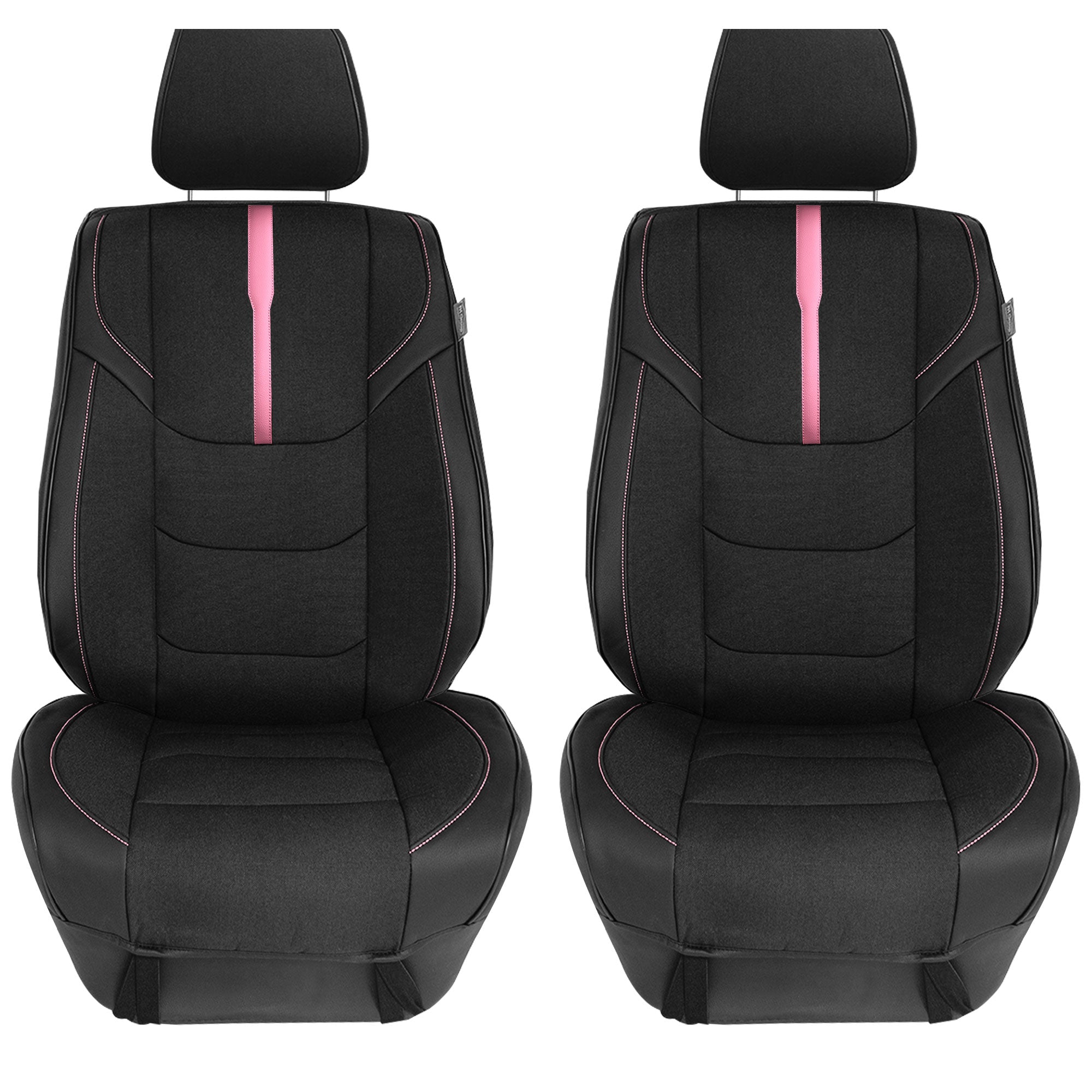 Ultra Sleek Car Seat Cushions - Front Set Pink