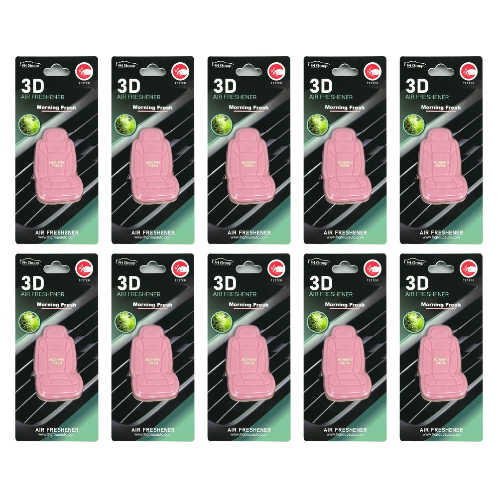 Clip On 3D Air Freshener- 10PK Pink
