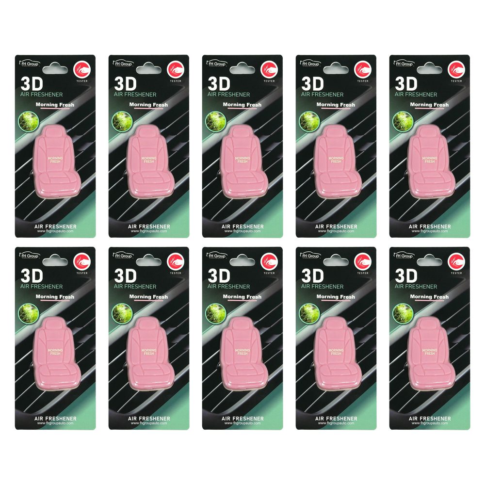 Clip On 3D Air Freshener- 10PK Pink