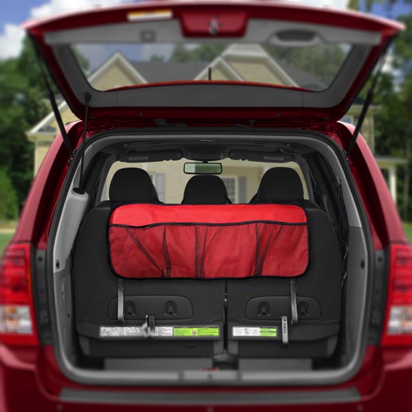 E-Z Travel Multi-Pocket Trunk Organizer Red