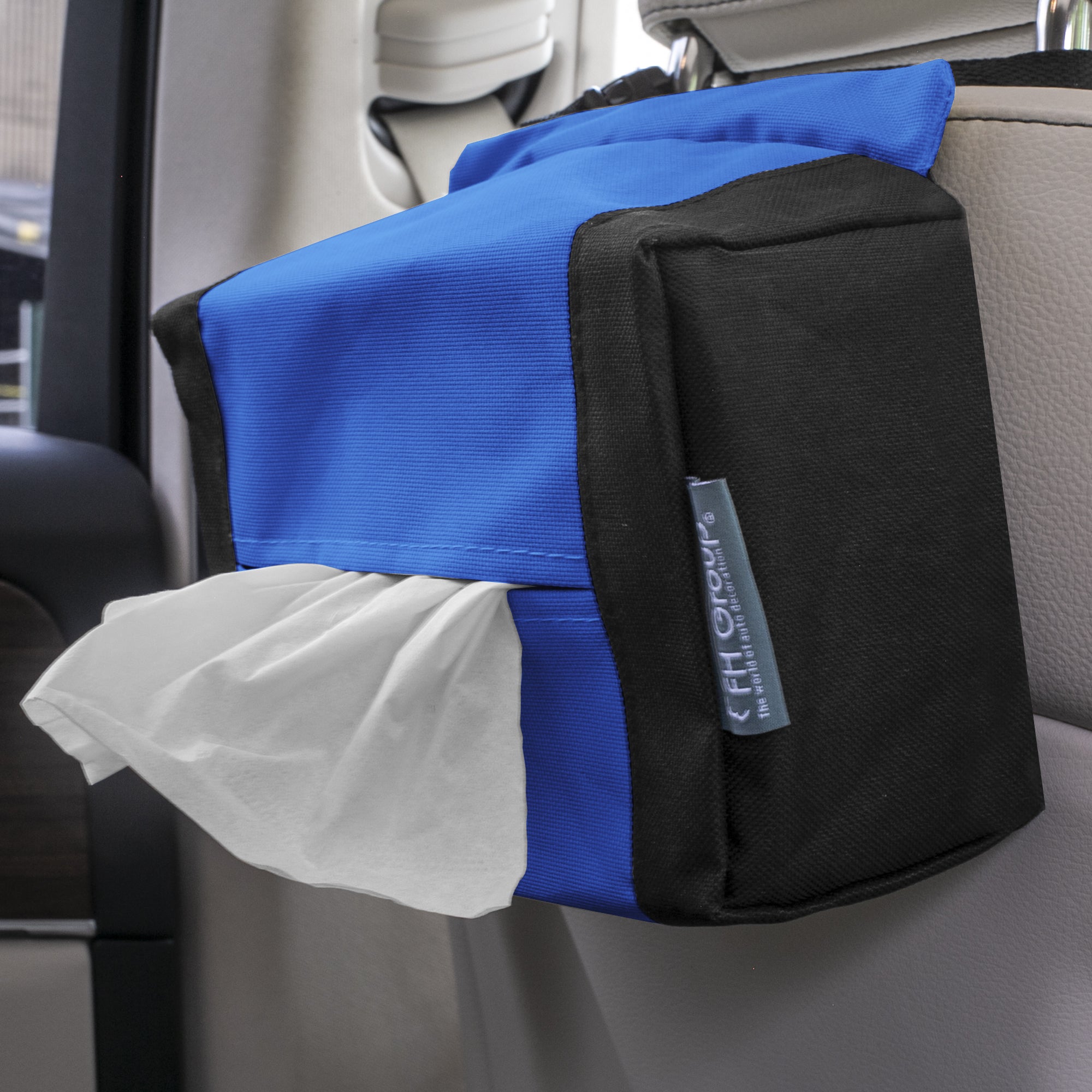 E-Z Travel Tissue Dispenser for Cars Blue