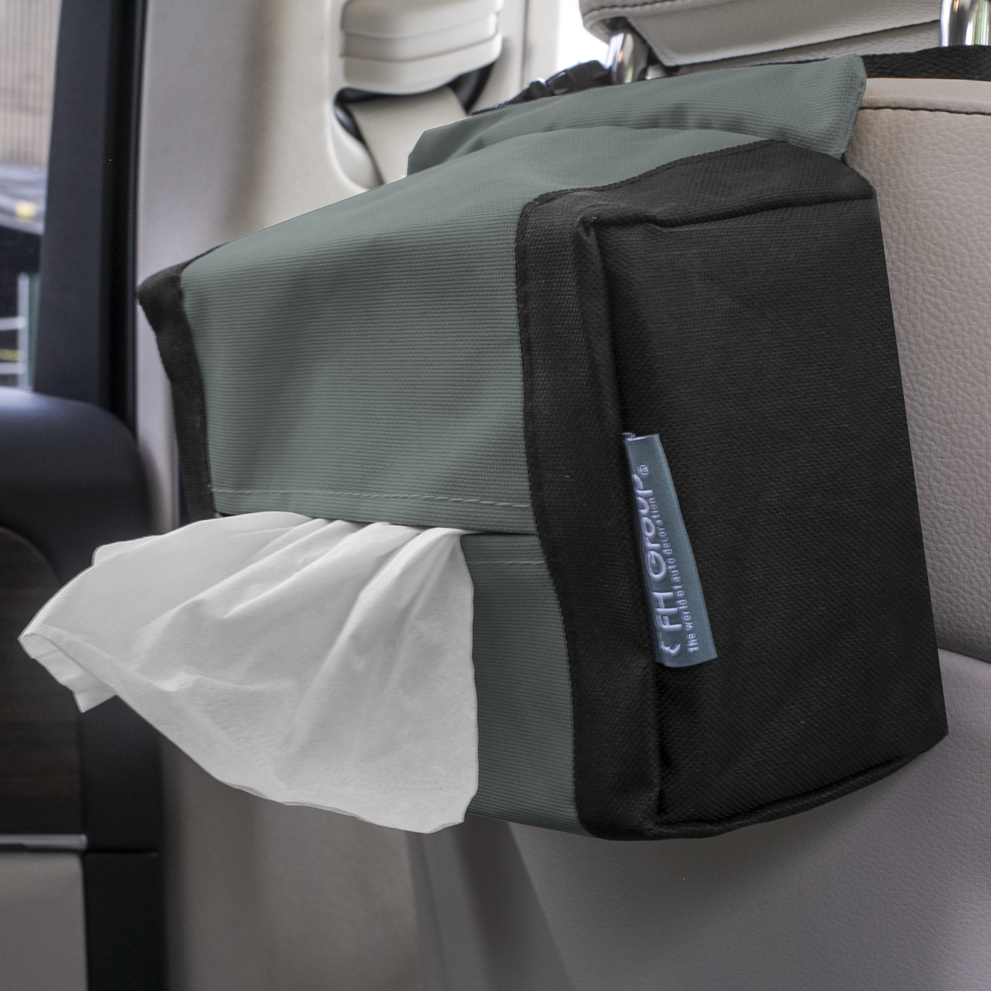 E-Z Travel Tissue Dispenser for Cars Gray