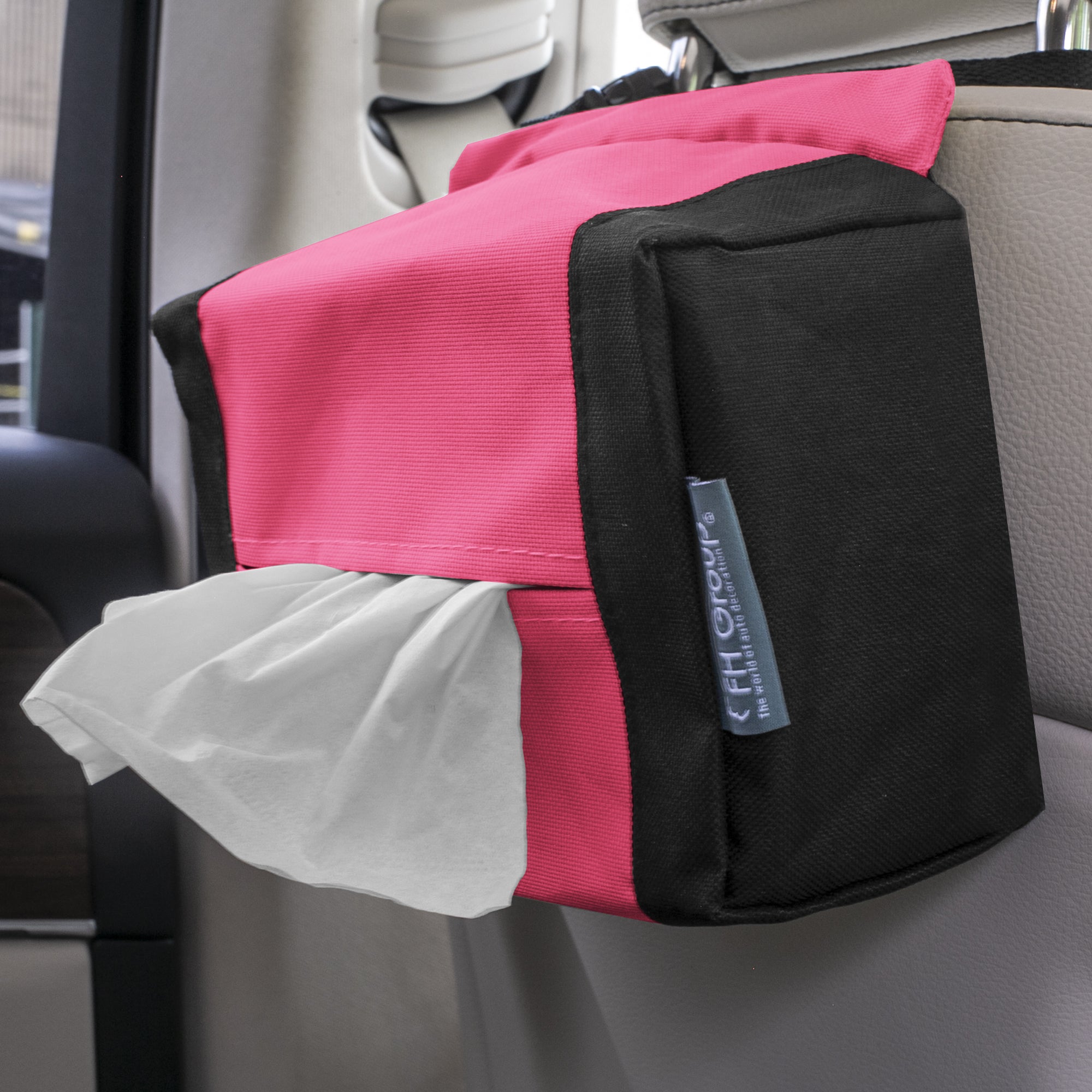 E-Z Travel Tissue Dispenser for Cars Pink