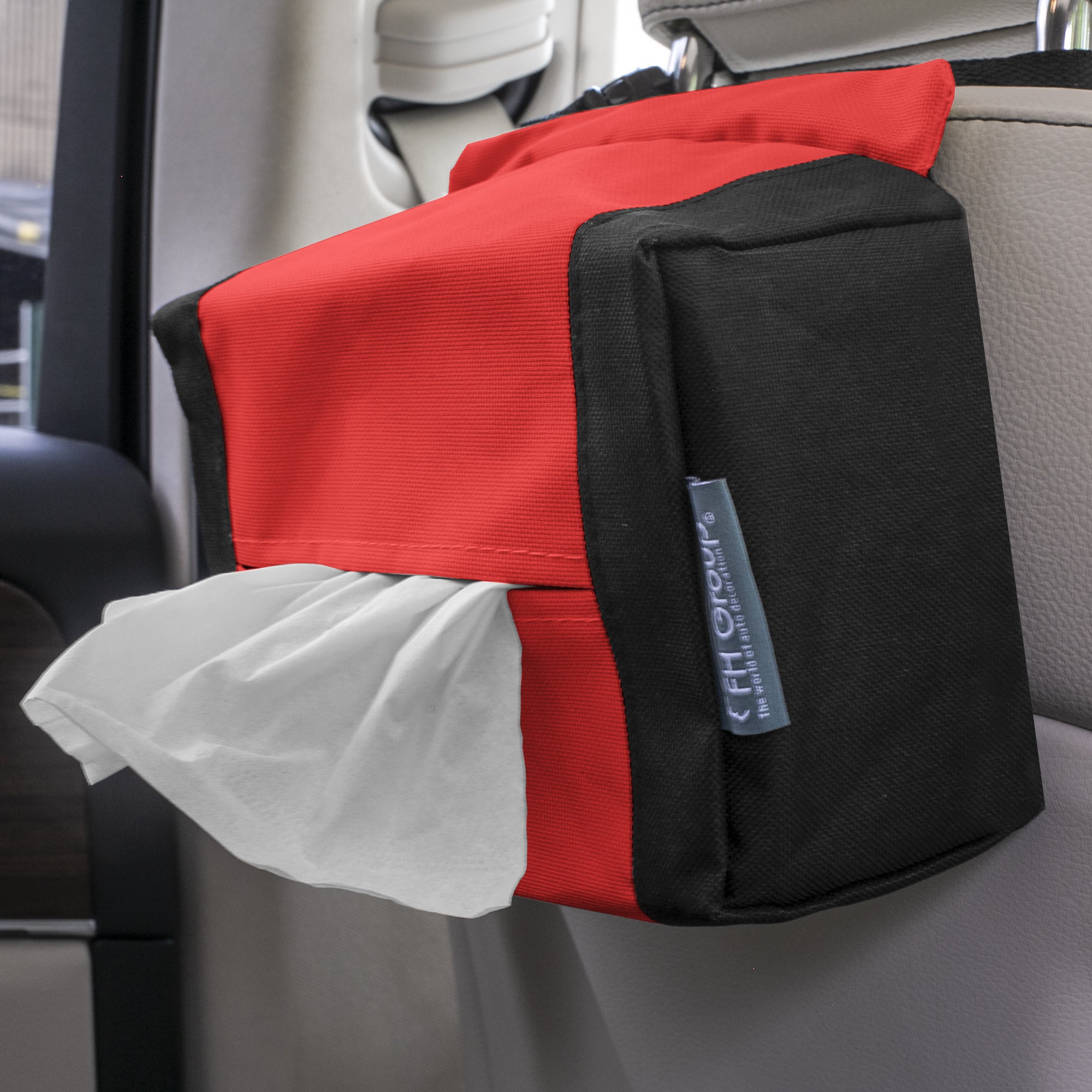 E-Z Travel Tissue Dispenser for Cars Red