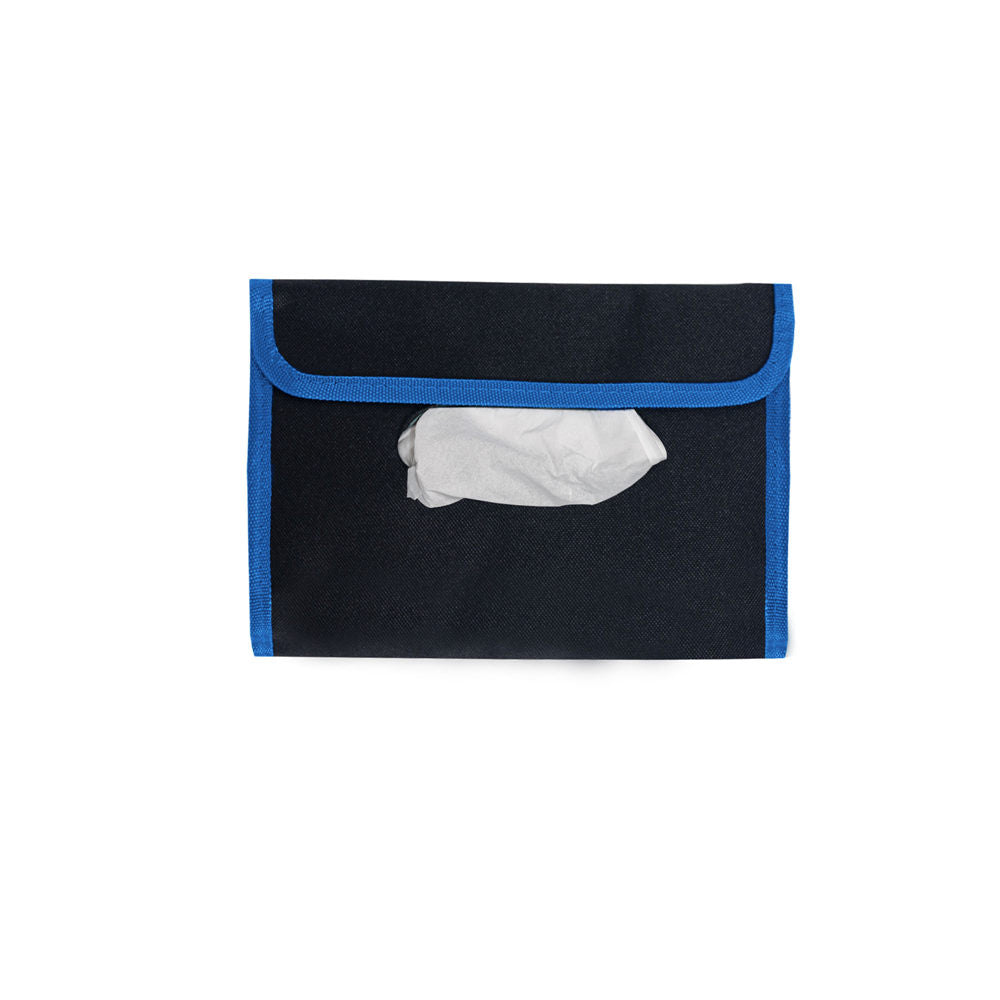 Car Visor Tissue Holder with 2 packs of tissues Blue