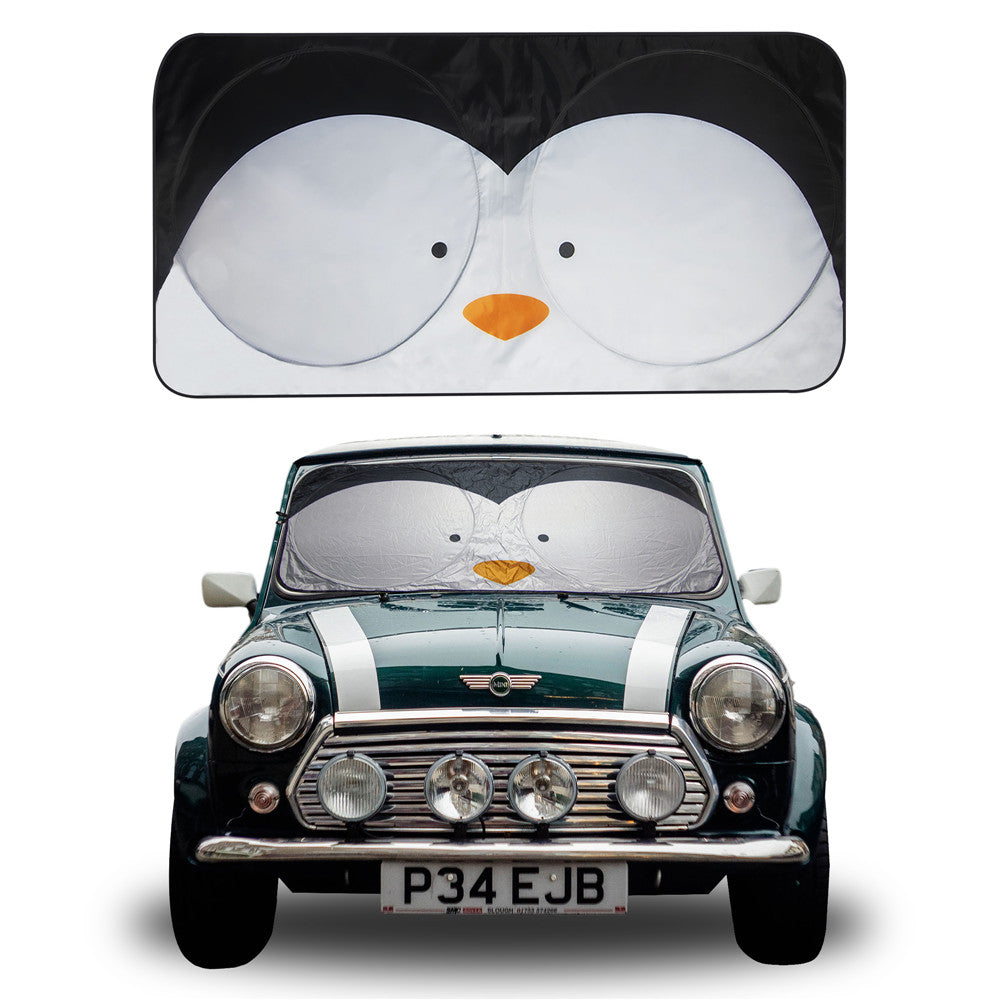 Arctic Penguin Car Windshield Sunshade Small
