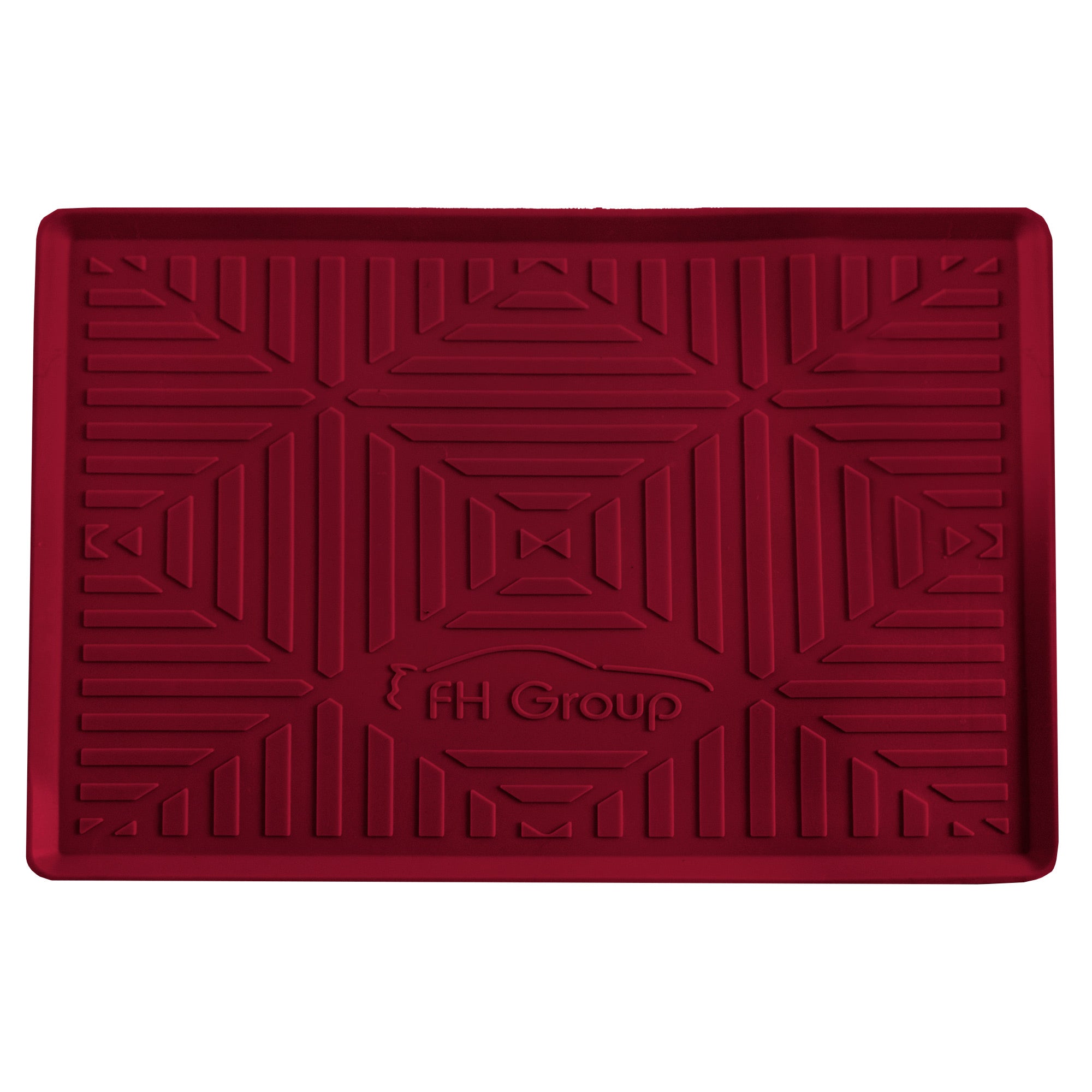 Silicone Anti-Slip Dash Mat Burgundy