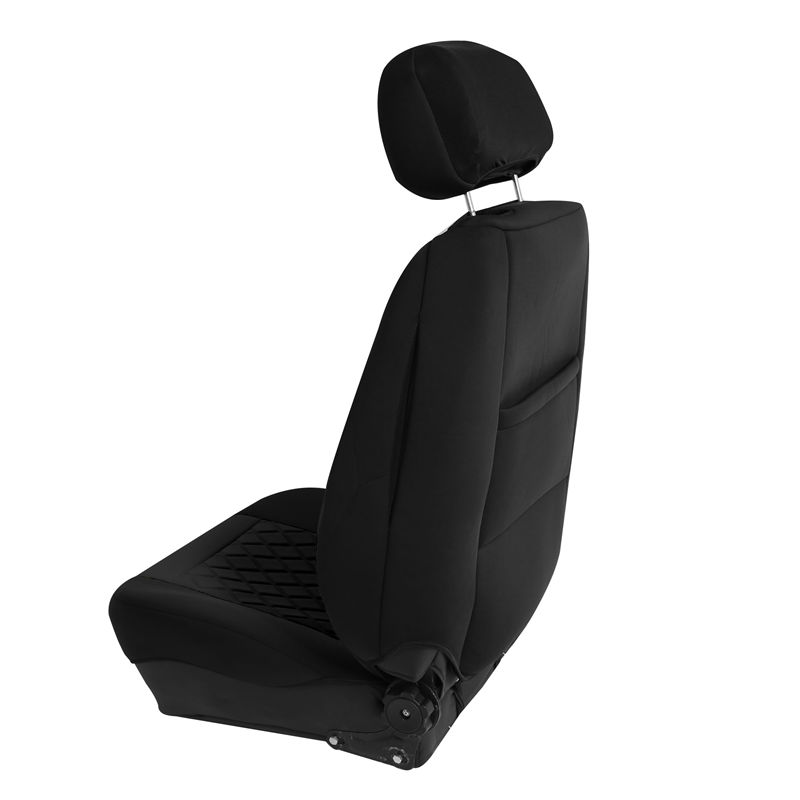 Ultraflex Neoprene Diamond Patterned Seat Covers - Front Set Black
