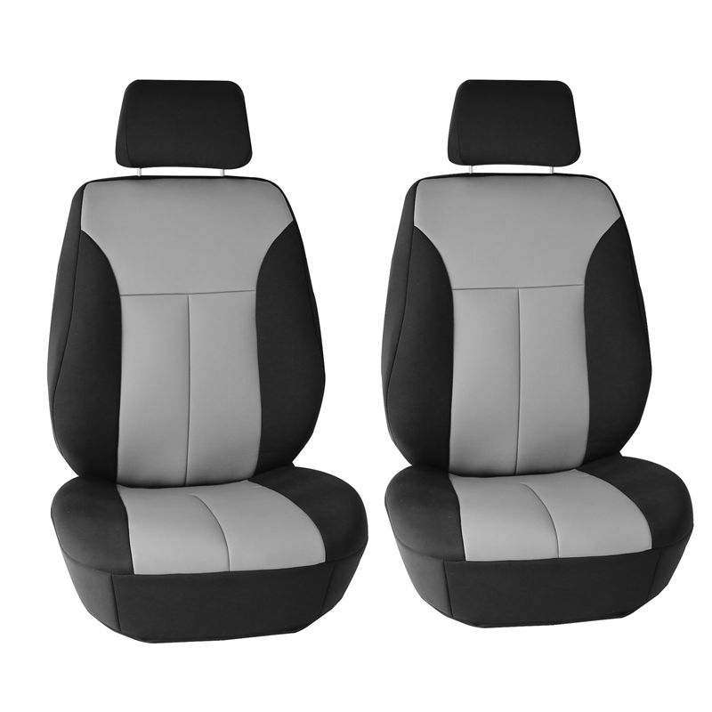 Ultraflex Neoprene Seat Covers - Front Set Gray / Black