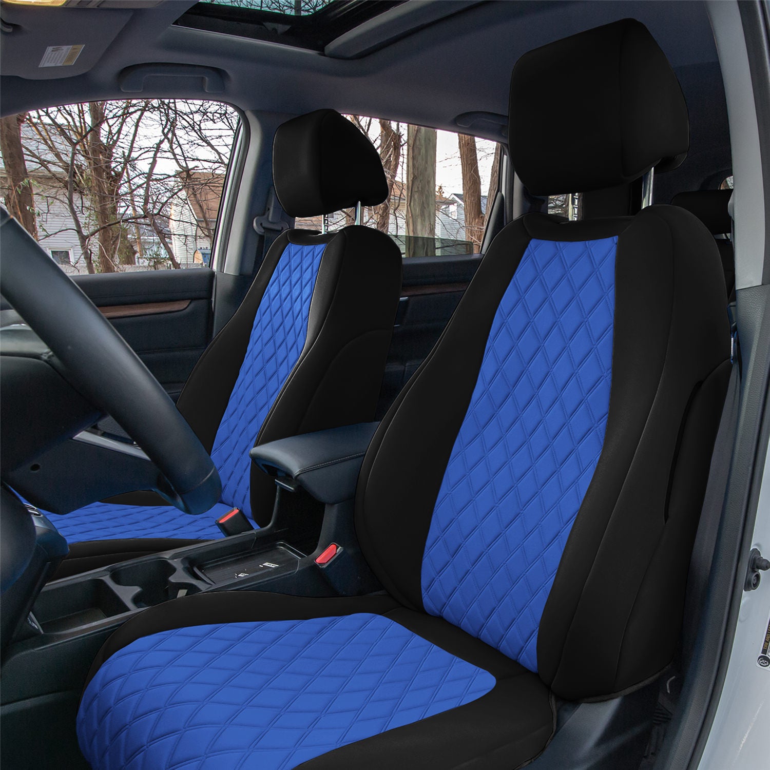Honda CR-V 2017-2022 - Front Set Seat Covers -  Blue Ultraflex Neoprene