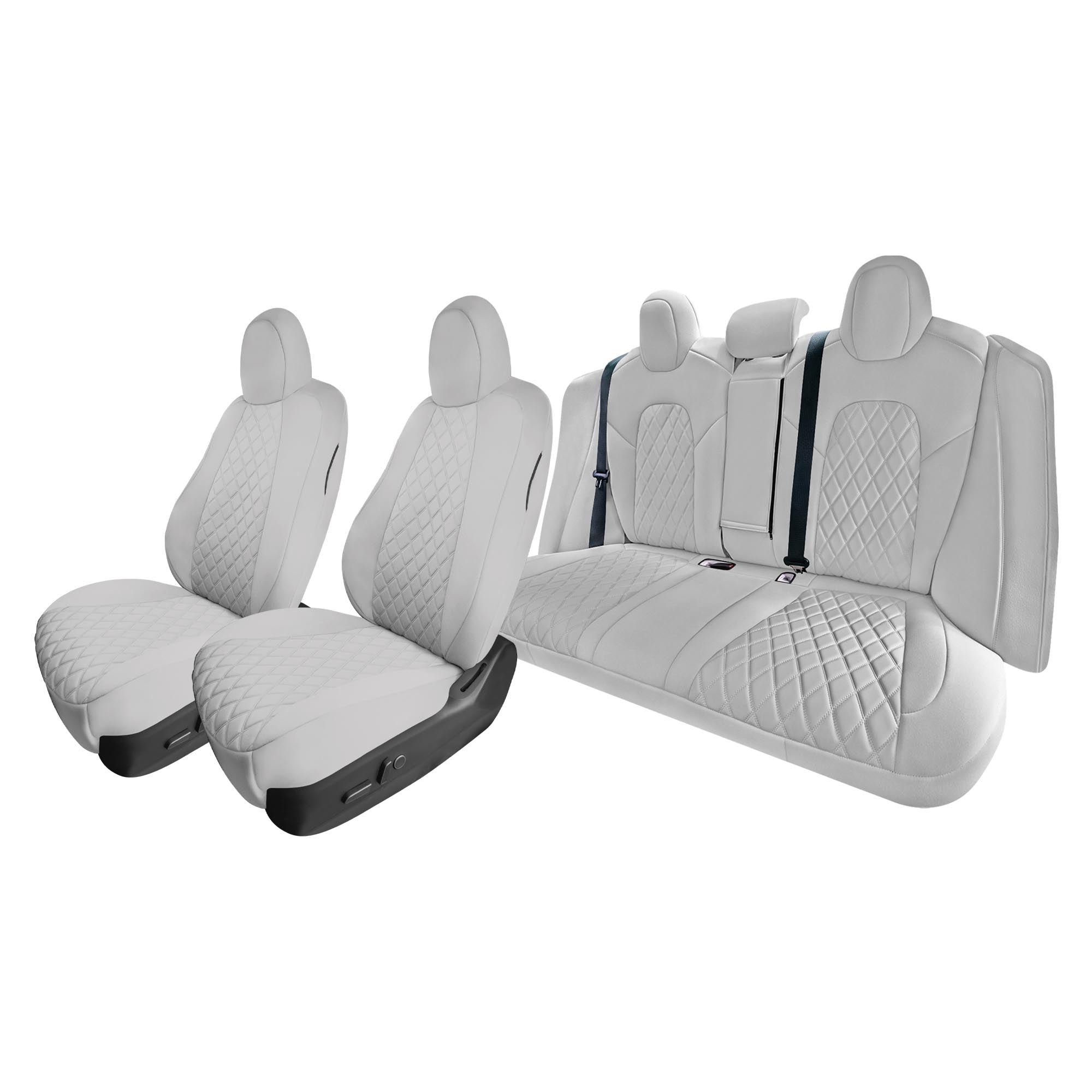 Tesla Model 3 2017 - 2023  - Full Set - Gray Ultraflex Neoprene