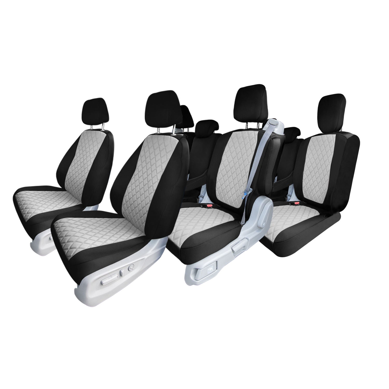 Honda Odyssey 2018 - 2023 -Full Set Seat Covers - Gray Neoprene
