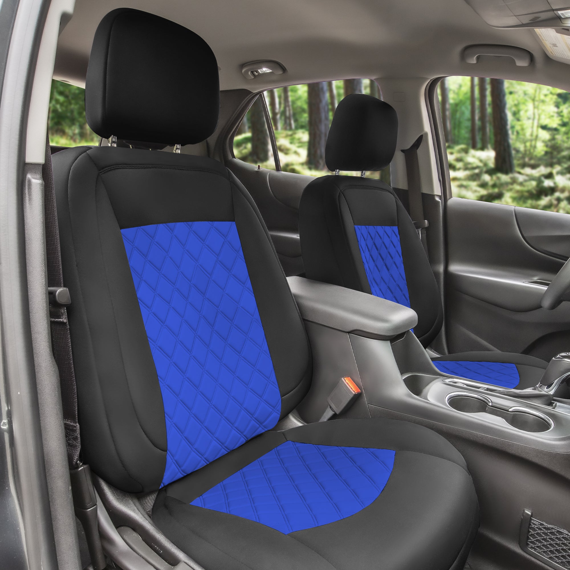 Chevy Equinox 2018-2023 - Full Set Seat Covers - Blue Ultraflex Neoprene