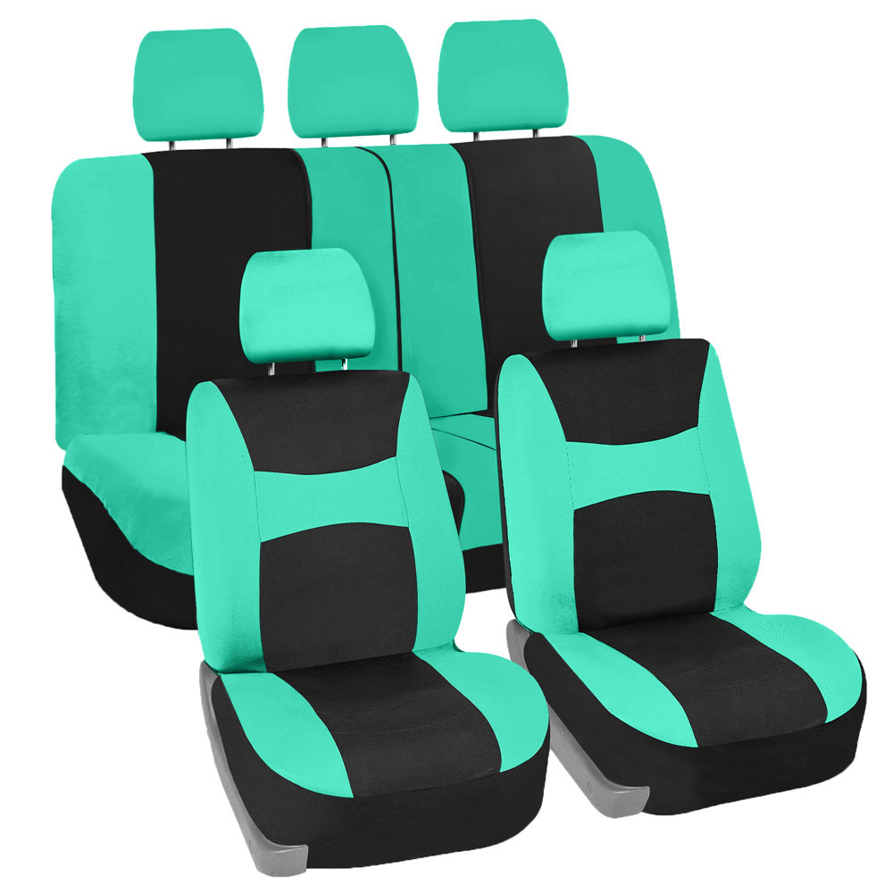 Light & Breezy Flat Cloth Seat Covers - Full Set Mint