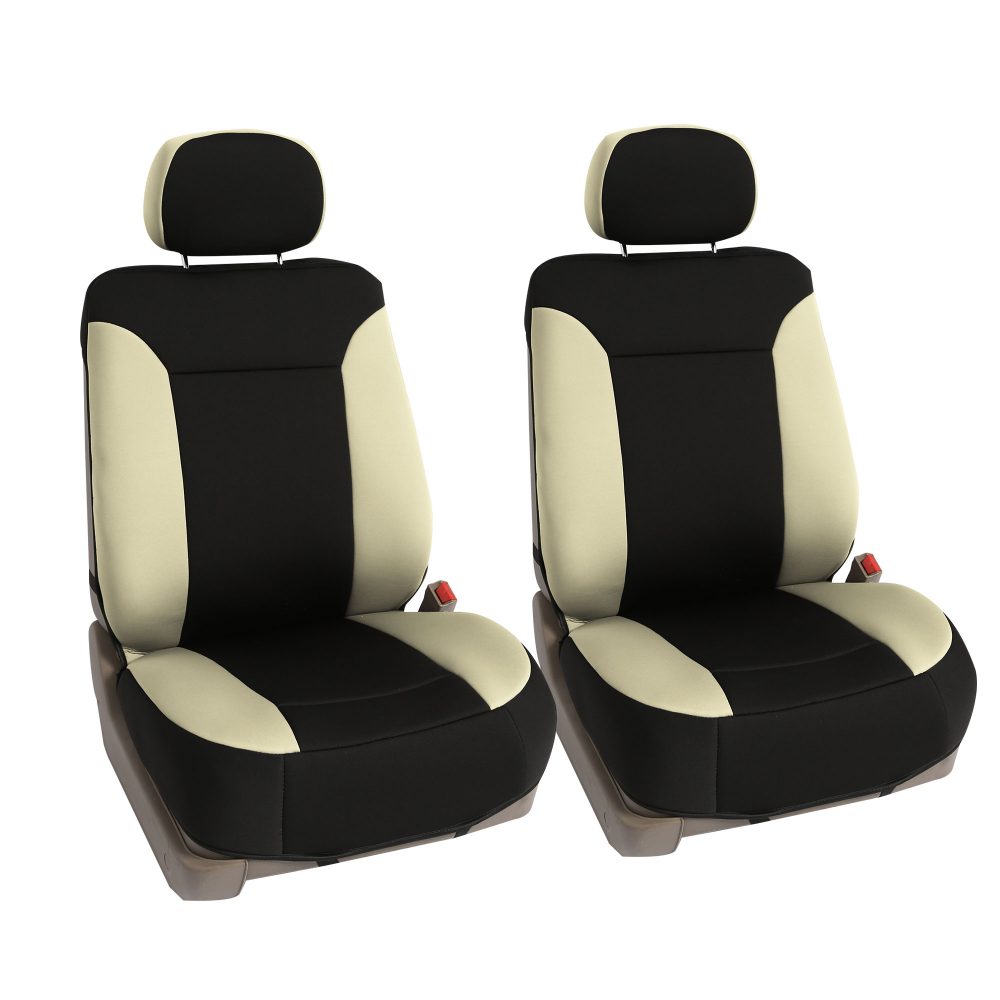 Ultimate NeoSupreme Quality Car Seat Cushions - Front Set Beige