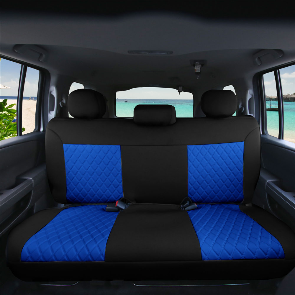 Neosupreme Deluxe Car Seat Cushions for SUV - Rear Blue
