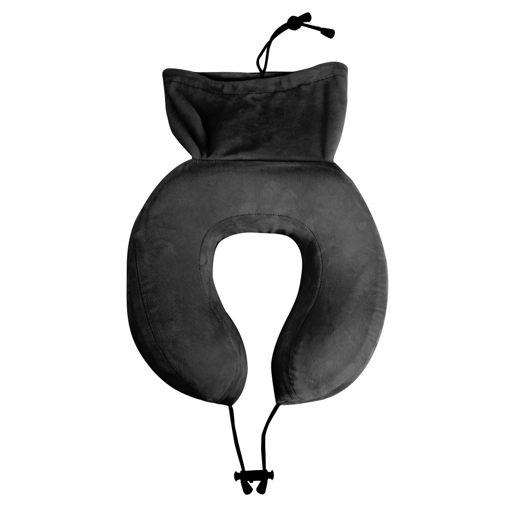 Ultimate Comfort Memory Foam Travel Neck Pillow Black