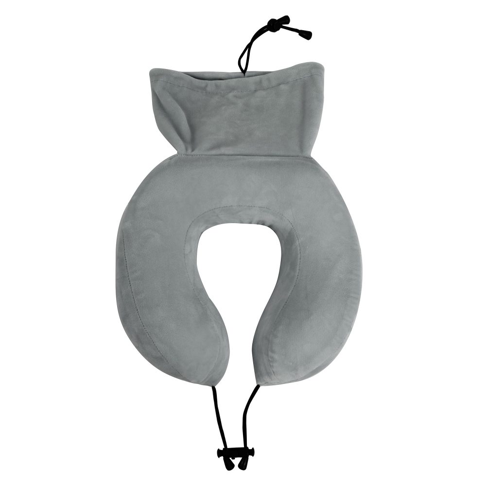 Ultimate Comfort Memory Foam Travel Neck Pillow Gray