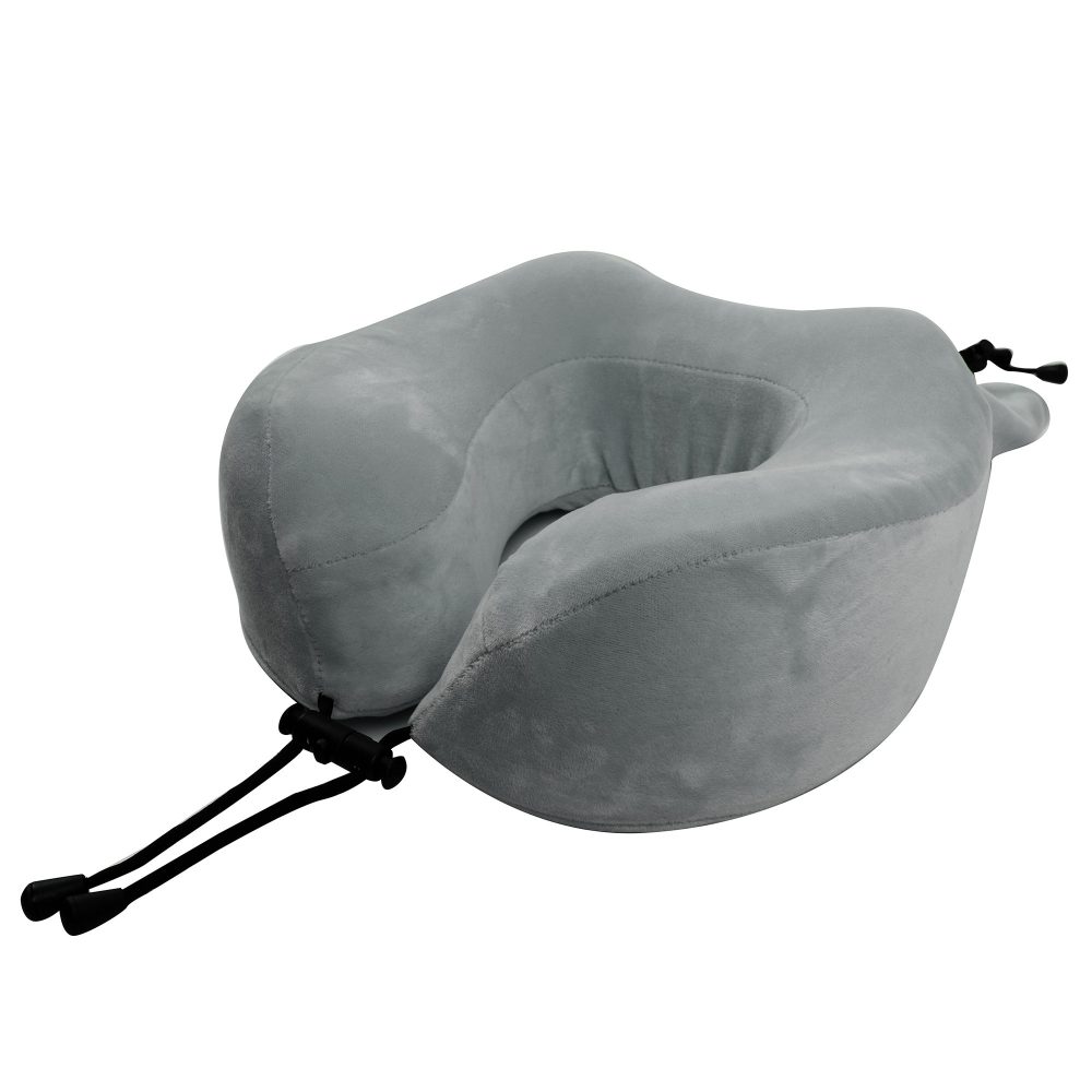 Ultimate Comfort Memory Foam Travel Neck Pillow Gray